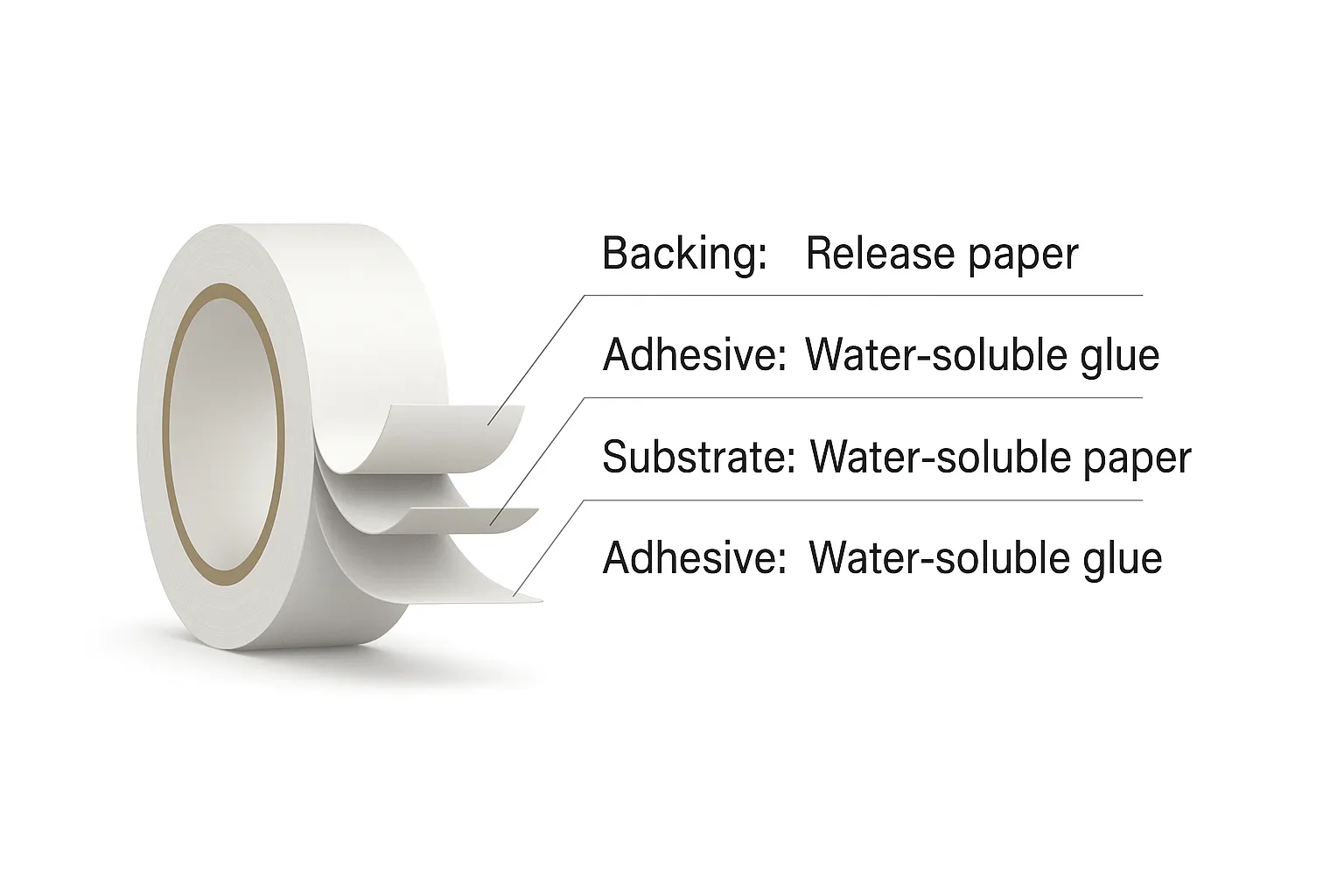 Water Soluble Tape Roll
