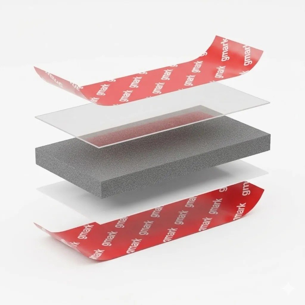 Exploded View of Acrylic Foam Tape Structure