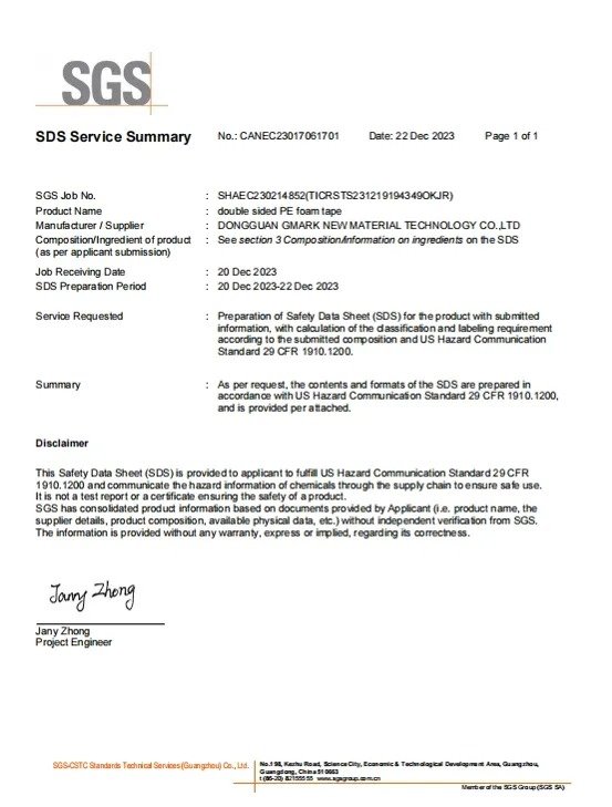 RoHS & REACH Compliance Certification